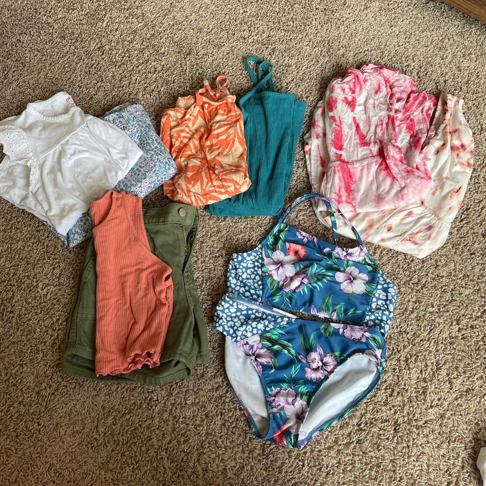Girls size 10/12 Summer Vacation Lot